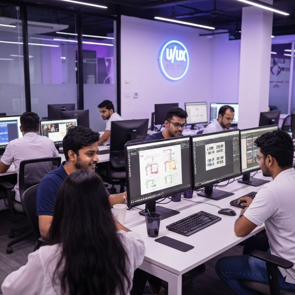 Clock Designs creative team working on design projects